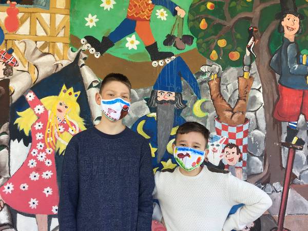 Lindenrain-Schule gewinnt Maskenwettbewerb